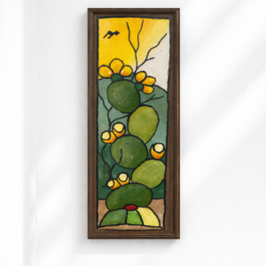 QUADRO DE REBOCO 15x45 - CACTO PALMA