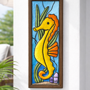 QUADRO DE REBOCO 15x45 - PEIXE LARANJA
