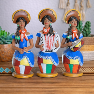 Trio nordestino feminino redondo - Luiz Galdino