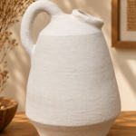 VASO BOCA ESTREITA BRANCO - ATELIÊ NAZARÉ