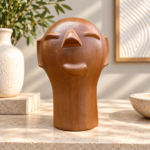 CABEÇA NATURAL P - MESTRA ARTESÃ CIDA LIMA