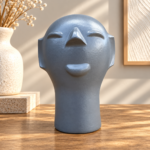CABEÇA CINZA P - MESTRA ARTESÃ CIDA LIMA