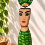 Totem de Madeira 51cm – Mestre Zé Crente | Ilha do Ferro