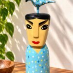 Totem de Madeira 28cm – Mestre Zé Crente | Ilha do Ferro