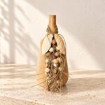 Vaso de Cerâmica com Colar de Sisal e Folhas – Família Gomes