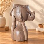 Vaso Menina dos Sonhos com Flor – Naide e Juca
