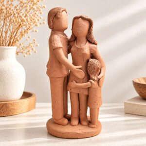 Escultura Família 1 Filha – Nildo de Zezinho