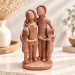 Escultura Família 2 Filhas – Nildo de Zezinho
