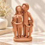 Escultura Família 2 Filhas – Nildo de Zezinho