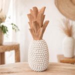 Abacaxi em Cerâmica 42 cm – Ateliê Família Gomes